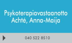 Psykoterapiavastaanotto Achté, Anna-Maija logo